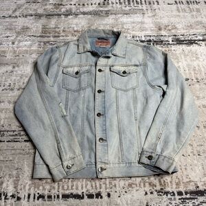 Oversized Light Blue Denim Jacket